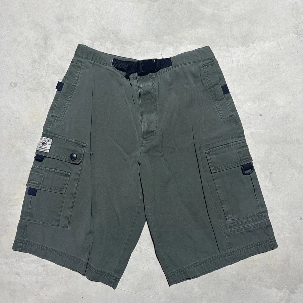 Vintage Y2K 1990s Lee Pipes Shorts SZ 16 (28x11
